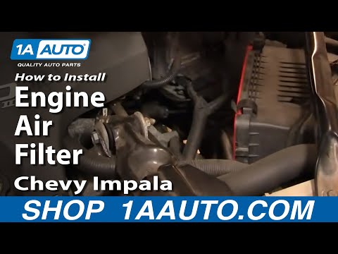 How To Install Replace Engine Air Filter Chevy Impala 00-05 1AAuto.com
