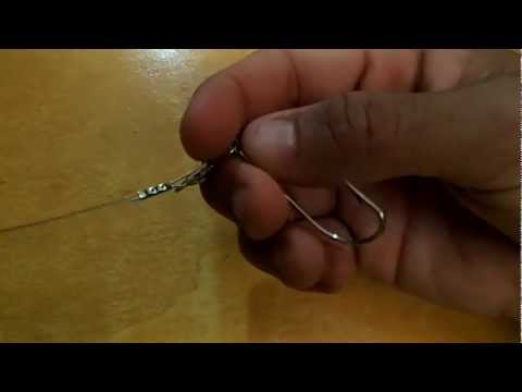 how to attach hook to fishing line