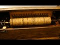 An early 20th century oak cased large table top cylinder player