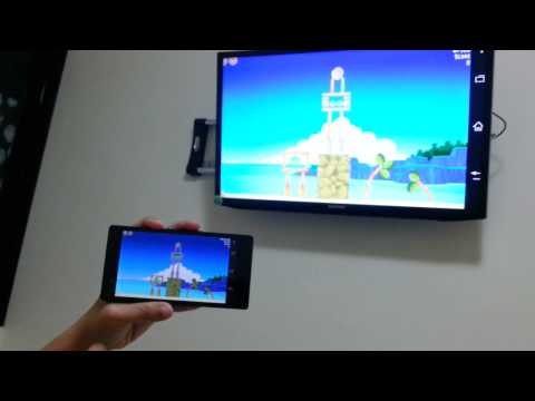 how to screen mirroring sony