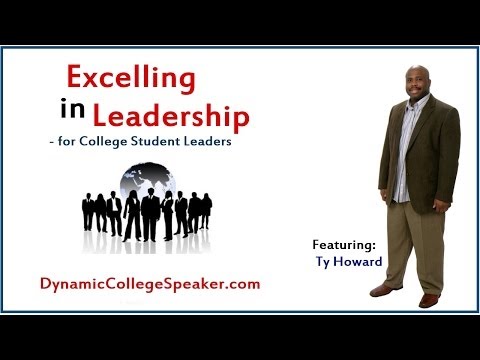 College Speakers - http://www.dynamiccollegespeaker.com Influence: The Heart of Leadership - Featuring Ty Howard. Leadership Speakers for College Students. Motivational Speaker...