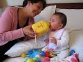 Amalia tomando sabila