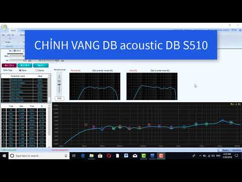 Hướng dẫn chỉnh vang số DB S510 bằng phần mềm