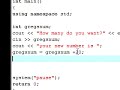 C++ Tutorial - 5 - cin and User Input C++ Tutorial - 5 - cin and User Input