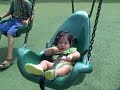 Swinging with daddy Swinging with daddy