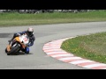 Motorcycle racing in Calgary, Alberta at Race City