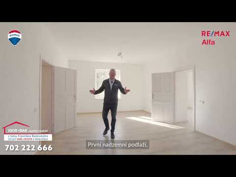 Video Prodej rodinného domu 6+kk se zahradou 283 m², terasou a sklepem, Pozdeň č.p. 90 v okrese Kladno