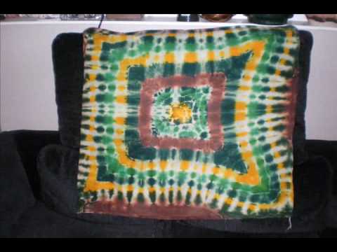 how to tie dye a square pattern