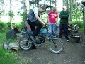 Rocken roll dude starting super moped