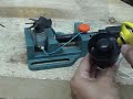 This is a series of experiments with a 12 volt motor from a hairdryer. The hairdryer is 220 volt, but insted of using a transformer it uses the heat resistance in series to reduce the voltage to 12 volts and some diodes to rectify. That´s why these cheap hairdryers only run with hot air.