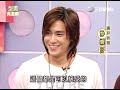 The main cast and love triangle of 2008 Taiwanese drama 命中注定我愛你/Fated To Love You, guest on the March 13, 2008, episode of 型男大主厨 [Xing Nan Da Zhu Chu] [Manly Chefs], the popular cooking variety show hosted by 曾國城 Zeng GuoCheng (Cheng Cheng ge) and 夏于喬 Kimi Xia YuQiao. Handsome male leads 阮經天 Ethan Ruan JingTian and 陳楚河 Baron Chen ChuHe face off against each other; the lovely 陳喬恩 Joe Chen QiaoEn assists. The 指定菜 designated dish of the day is 炒蜆仔 stir-fried Taiwanese mini-oysters.  Part 6 of 6.