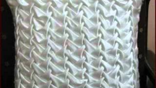 My Video 7/25/11  Cushions with  Canadian smocking