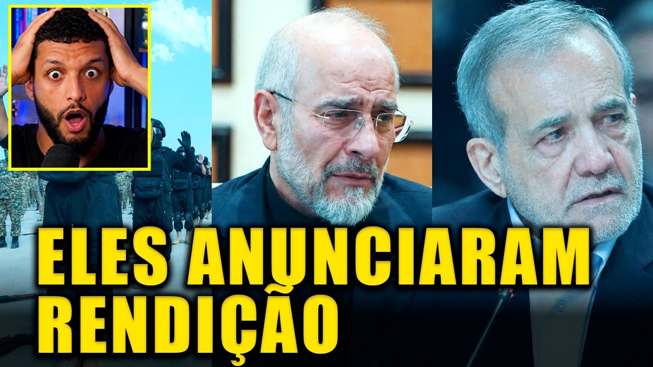 A PEÇA que sustentava o PODER DO IRÃ QUEBROU... Eles anunciaram RENDIÇÃO