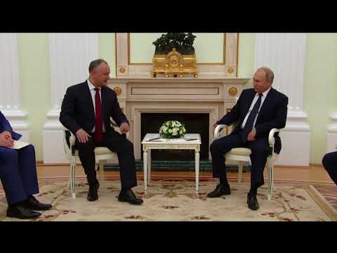 Игорь Додон провел встречу с Владимиром Путиным