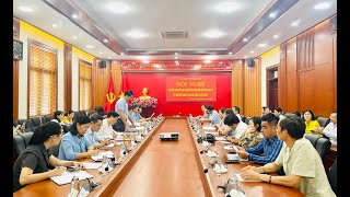 Thành ủy Uông Bí tiếp và làm việc với đoàn công tác của tỉnh Lào Cai về thực hiện quy chế dân chủ ở cơ sở và công tác tôn giáo