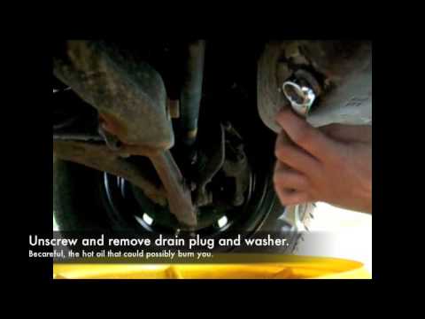 how to change the oil on a vectra c