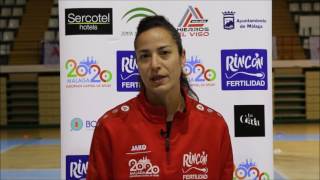 Balonmano | Virginia Fernández: “Tenemos ahora que centrarnos en la Liga”