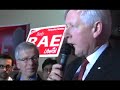 Anti-War Canadians confront Dion and Rae on Afghanistan War