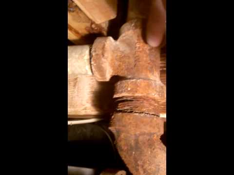 how to repair cast iron drain pipe