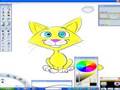 videos de Yellow Kitty Digital Cartoon Drawing