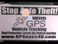 Stop Auto Theft, NOW! With GPS Tracking!!