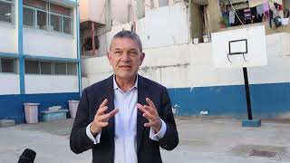 المفوض العام للأونروا فيليب لازاريني يلتقي بلاجئي فلسطين في مخيم البداوي - شمال لبنان