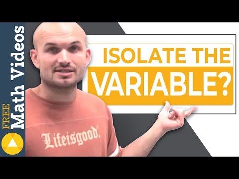 how to isolate numerator