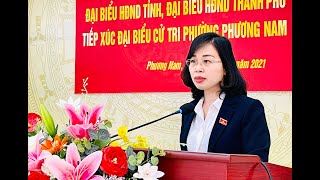 Đại biểu HĐND tỉnh, thành phố tiếp xúc cử tri phường Phương Nam