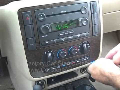 Mercury Monterey Car Stereo Removal and Repair 2004-2007