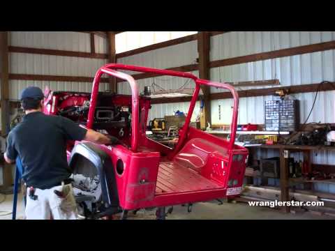 Removing Jeep Wrangler Rubicon Body