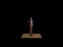 Low poly man render test. (Titanic)