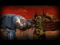 Space Marines fights Chaos Nurgle Marines
