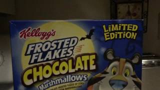 Weird Review: Halloween Frosted Flakes with Marshmallows