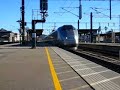 Flytoget gjennom Lillestrøm st