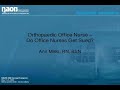 Orthopaedic Office Nurse  Do Office Nurses Get Sued?