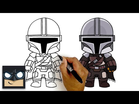 video-linktoworks-How To Draw The Mandalorian | Step By Step Tutorial - YouTube