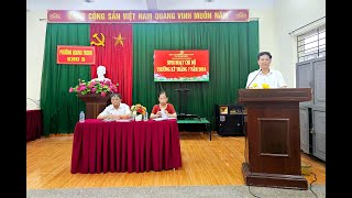 Chủ tịch UBND thành phố Phạm Tuấn Đạt dự sinh hoạt chi bộ thường kỳ tại khu 9, phường Quang Trung