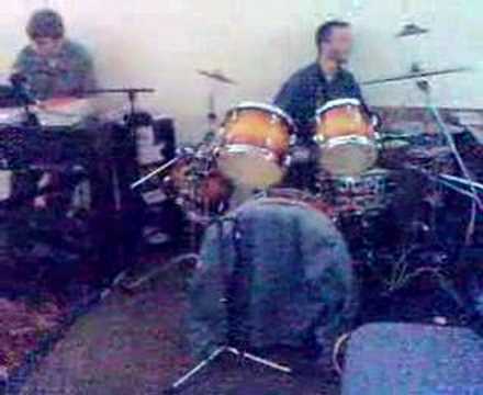 Bill's new drum kit, the first session