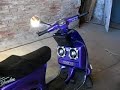 impianto stereo su vespa