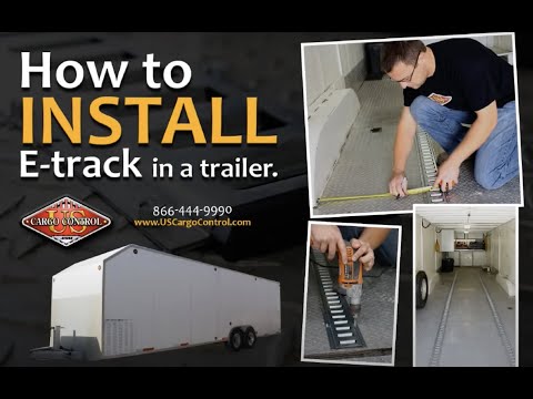 how to fasten etrack