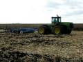 John Deere 9400 'Power Hopping' pulling Ripper