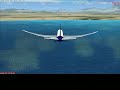 FSX Boeing 787 DreamLiner Landing (with only heading button)