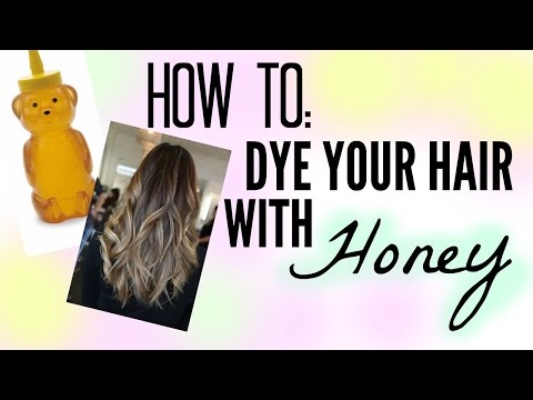 how to dye ur hair with honey