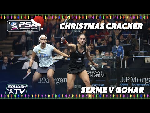 Squash: Camille Serme v Nouran Gohar - ToC 2020 - FULL MATCH - Christmas Cracker