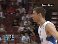 Antoine Diot's 6 to end an amazing first half vs Croatia, including a half-court shot