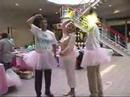 a $10,000 dollar bid from wink hartman puts these guys into pink tutu's. go to www.b98fm.com for more information.