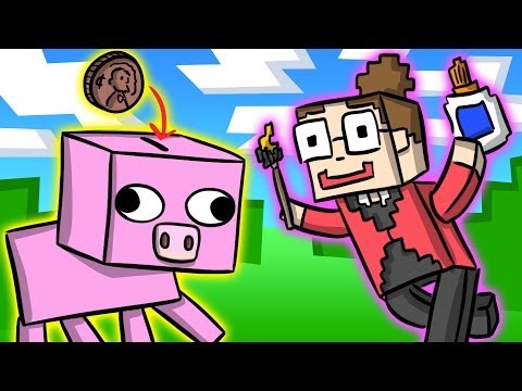 Minecraft Piggy Bank DIY - Crafts for Kids at Cool School!