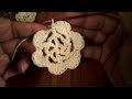 Flor sencilla en un solo color -Tutorial de tejido crochet