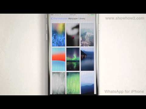 how to set whatsapp wallpaper