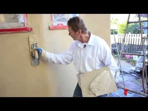 how to patch sand finish plaster